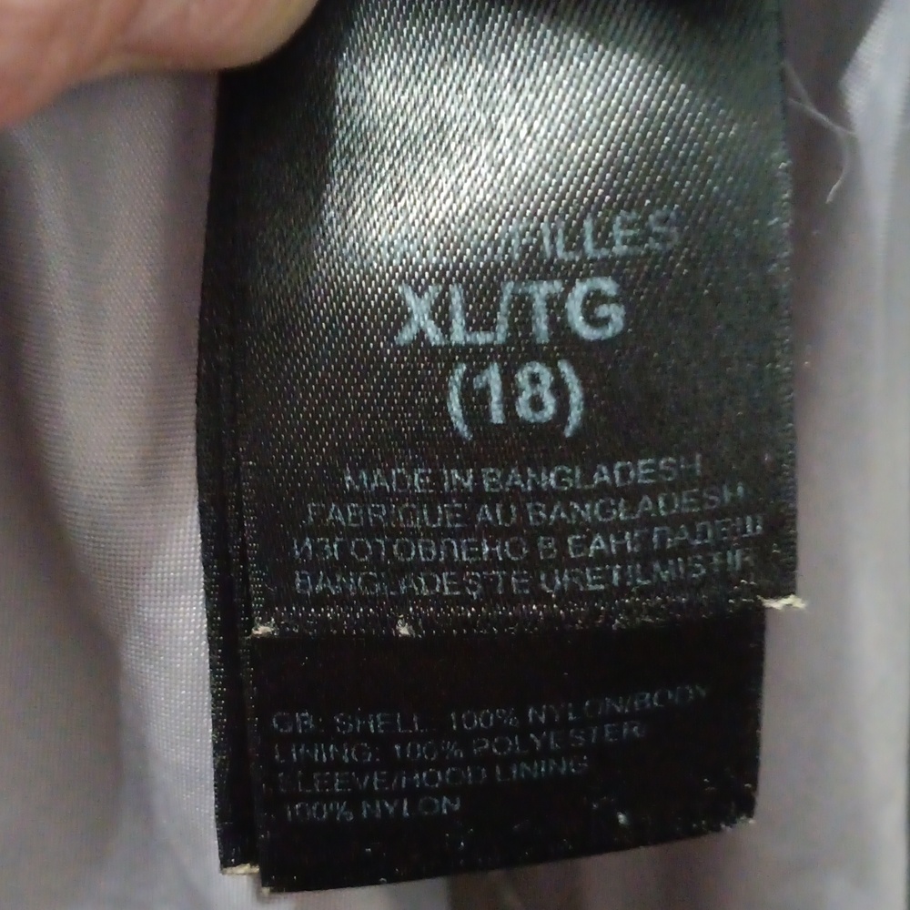 The North Face Girls XL18 Vibrant Purple Ski Jacket - Picture 10 of 10